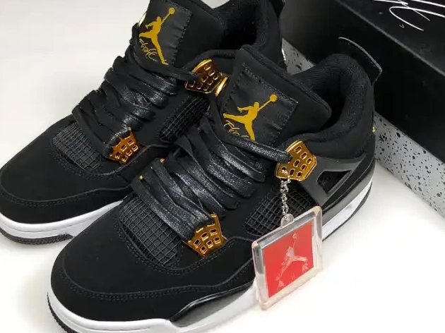 Reps TBK Black 308497-032 4 Metallic Royalty Air Gold-White Jordan 0506